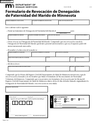Formulario DHS-3159E-SPA Formulario De Revocacion De Denegacion De Paternidad Del Marido De Minnesota - Minnesota (Spanish), Page 2