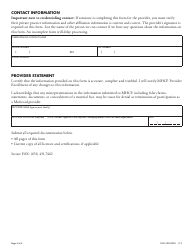 Form DHS-3535-ENG Individual Practitioner - Mhcp Provider Profile Change Form - Minnesota, Page 4