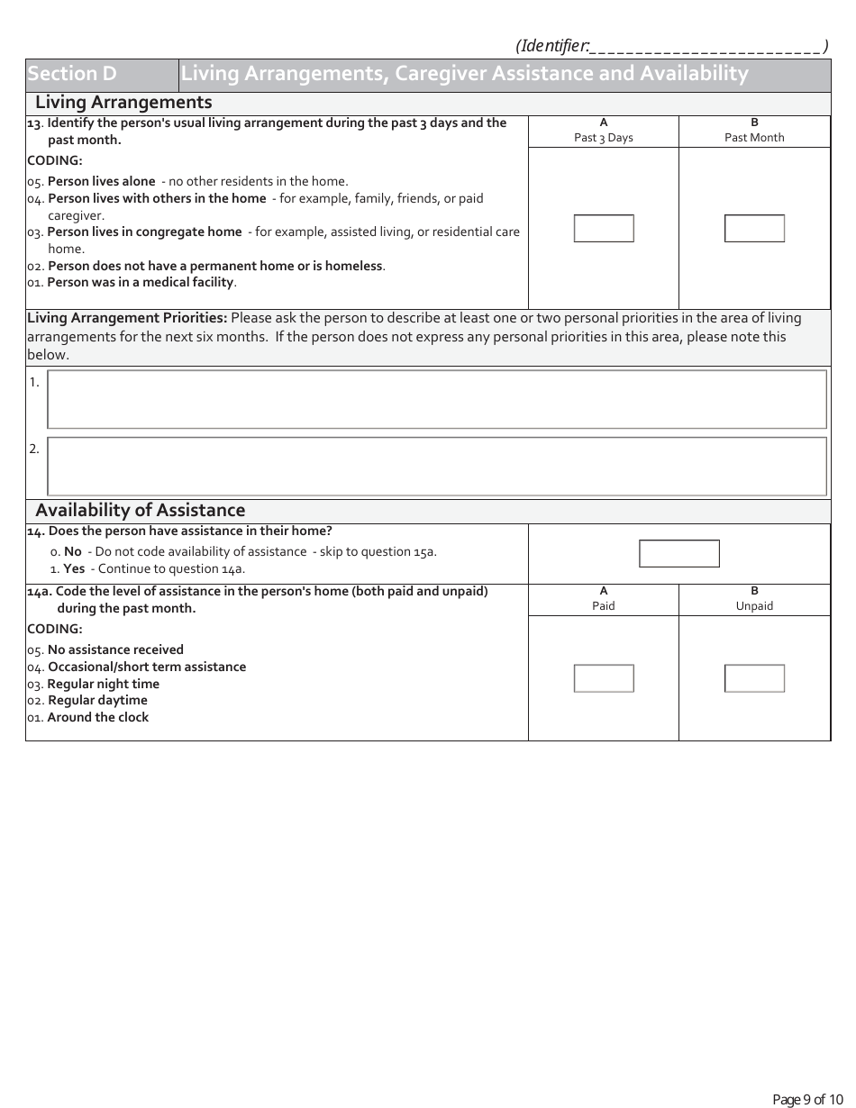 Testing Experience and Functional Tools (Teft) Functional Assessment Standardized Items (Fasi) - Minnesota, Page 9