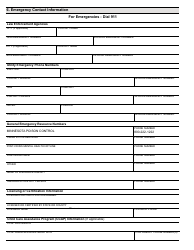 Child Care Emergency Plan Form - Minnesota, Page 4