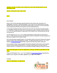 Document preview: Sample Letter to Employees From Ceo or Other Representative in Organization - Minnesota