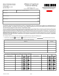 Form MN AS01 Affidavit of Significant Financial Hardship - Minnesota