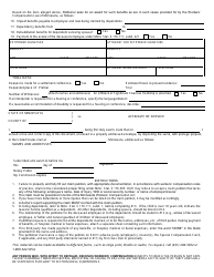 Form MN CP03 Claim Petition for Dependency Benefits or Payment to Estate - Minnesota, Page 2