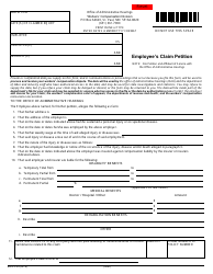 Form MN EC04 Employee&#039;s Claim Petition - Minnesota