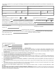 Form MN EC04 Employee&#039;s Claim Petition - Minnesota, Page 2