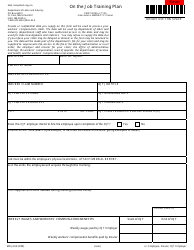 Document preview: Form MN JA04 On the Job Training Plan - Minnesota