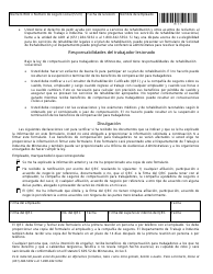 Formulario MN IWO5 &quot;Derechos De Rehabilitacion Y Responsabilidades Del Trabajador Lesionado&quot; - Minnesota (Spanish), Page 2