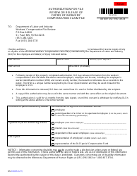 Form MN FE0005 Authorization for File Review or Release of Copies of Workers&#039; Compensation Claim File - Minnesota