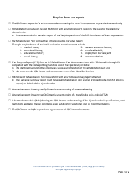 Qualified Rehabilitation Consultant (Qrc) Internship Completion Checklists - Minnesota, Page 2