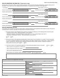 Form PS2401-13 Motor Vehicle Dealer License Application - Minnesota, Page 2