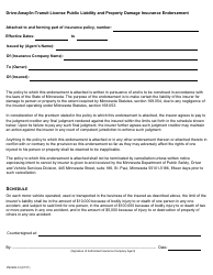 Form PS2408-14 Drive-Away/In-transit License Application - Minnesota, Page 2