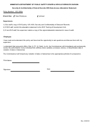 Individual Records Access Agreement Form - Minnesota, Page 5