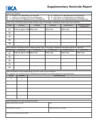 Supplementary Homicide Report Form - Minnesota, Page 2