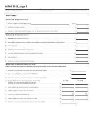 Form M706 Estate Tax Return - Minnesota, Page 3