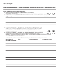 Form M706Q Election to Claim the Qualified Small Business and Farm Property Deduction - Minnesota, Page 2