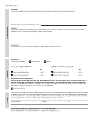 Form CT101 License Application for Tobacco Products Distributors and Subjobbers - Minnesota, Page 5