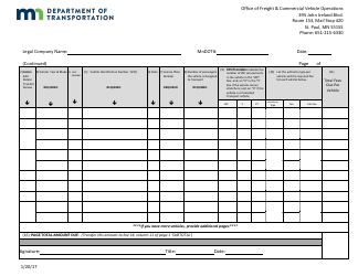 Building Mover License Application Form - Minnesota, Page 9