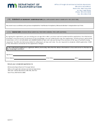 Household Goods Mover Permit Application Form - Minnesota, Page 3