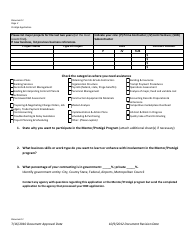 Protege Application Form - Mentor/Protege Program - Minnesota, Page 2