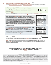 Individual Rap Registration Renewal Form - Minnesota, Page 2