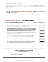 CPA Sole Proprietor Firm Permit Renewal - Minnesota, Page 3