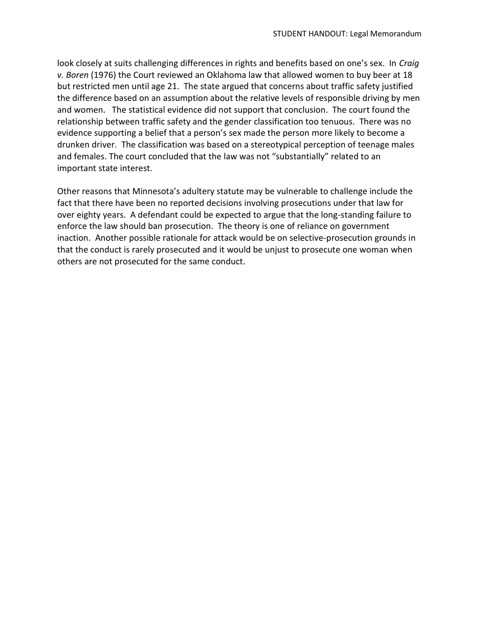 Understanding the Minnesota Judiciary: Judicial Decision Making Lesson Plan - Grades 9-12 - Minnesota, Page 10