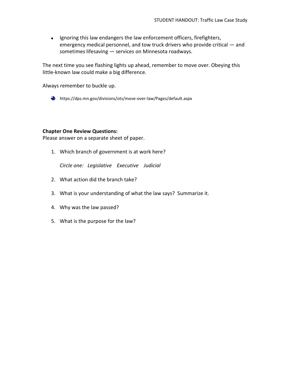 Understanding the Minnesota Judiciary: Legislators and Judges Are Different Lesson Plan - Grades 9-12 - Minnesota, Page 6