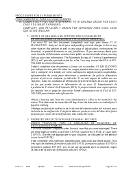 Form EXP101 Petitioner&#039;s Instructions for Expungement (Sealing) of Criminal Records - Minnesota (English/Spanish), Page 4