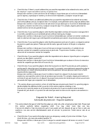 Form OFP101 Instructions to Apply for an Order for Protection (Minn. Stat. 518b.01) - Minnesota (English/Spanish), Page 10