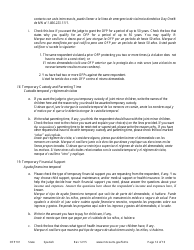 Form OFP101 Instructions to Apply for an Order for Protection (Minn. Stat. 518b.01) - Minnesota (English/Spanish), Page 12