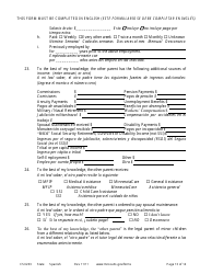 Form CSX203 Affidavit in Support of Motion to Modify Child Support - Minnesota (English/Spanish), Page 13