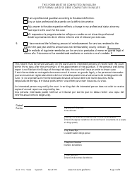 Form GAC11-U Personal Well-Being Report - Minnesota (English/Spanish), Page 3