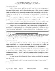 Form GAC11-U Personal Well-Being Report - Minnesota (English/Spanish), Page 5