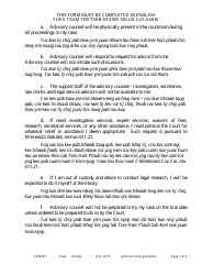 Form CRM704 Petition to Proceed as Pro Se Counsel - Minnesota (English/Hmong), Page 7