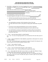 Form CRM101 Petition to Enter Plea of Guilty in Felony Case Pursuant to Rule 15 - Minnesota (English/Hmong), Page 2