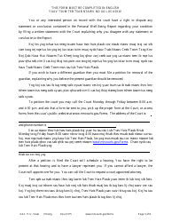 Form GAC11-U Personal Well-Being Report - Minnesota (English/Hmong), Page 5