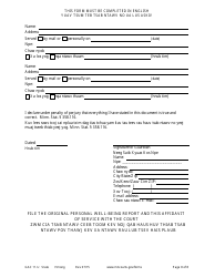 Form GAC11-U Personal Well-Being Report - Minnesota (English/Hmong), Page 8