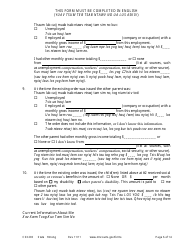 Form CSX203 Affidavit in Support of Motion to Modify Child Support - Minnesota (English/Hmong), Page 6