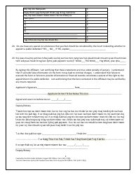Application for a Public Defender - Minnesota (English/Hmong), Page 8