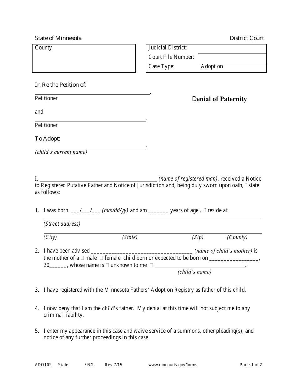 form-ado102-download-printable-pdf-or-fill-online-denial-of-paternity