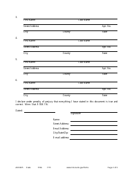 Form ADO405 Affidavit of Service of Notice of Motion and Motion to Intervene as Party - Minnesota, Page 2