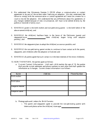 Form ADO212 Communication and Contract Agreement and Order - Minnesota, Page 2