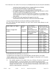 Form CSX203 Affidavit in Support of Motion to Modify Child Support - Minnesota (English/Somali), Page 9
