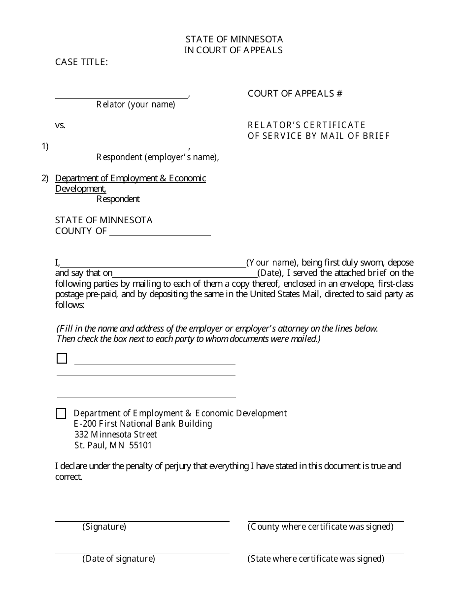 Unemployment Appeal Packet - Minnesota, Page 21