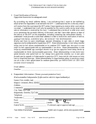 Form OFP102 Petitioner&#039;s Affidavit and Petition for Order of Protection - Minnesota (English/Somali), Page 3