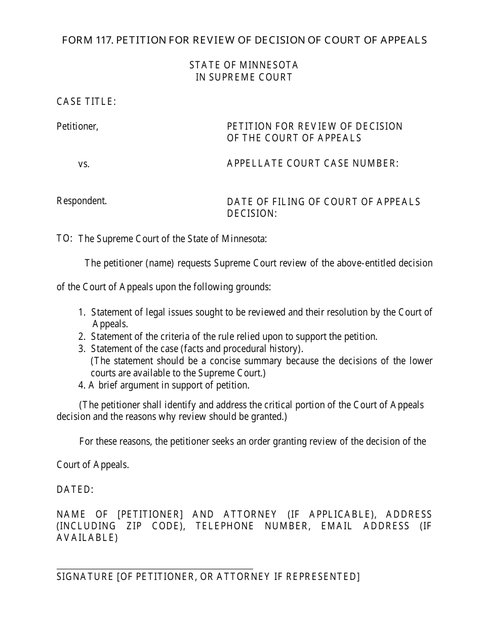 decision of the court