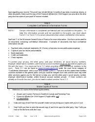 Form CHC201 Instructions - Response to Request to Establish Child Custody and Parenting Time - Minnesota, Page 6