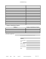 Form CON111 (11.1) Confidential Information Form - Minnesota, Page 2