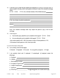 Form CHC203 Responsive Affidavit in Support of Establishing Child Custody and Parenting Time - Minnesota, Page 6