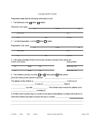 Form CHC204 Answer and Counterpetition to Establish Custody and Parenting Time - Minnesota, Page 2